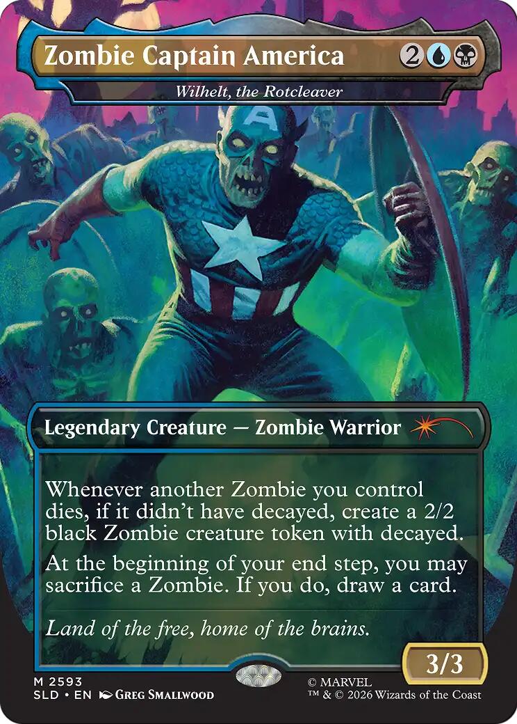 Zombie Captain America - Wilhelt, the Rotcleaver [Secret Lair Drop Series] | Devastation Store