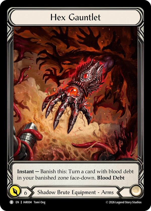 Hex Gauntlet (Extended Art) [IAR004] (Usurp the Shadow Throne)  Cold Foil | Devastation Store