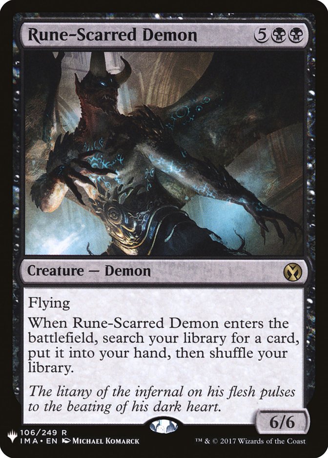 Rune-Scarred Demon [Mystery Booster] | Devastation Store
