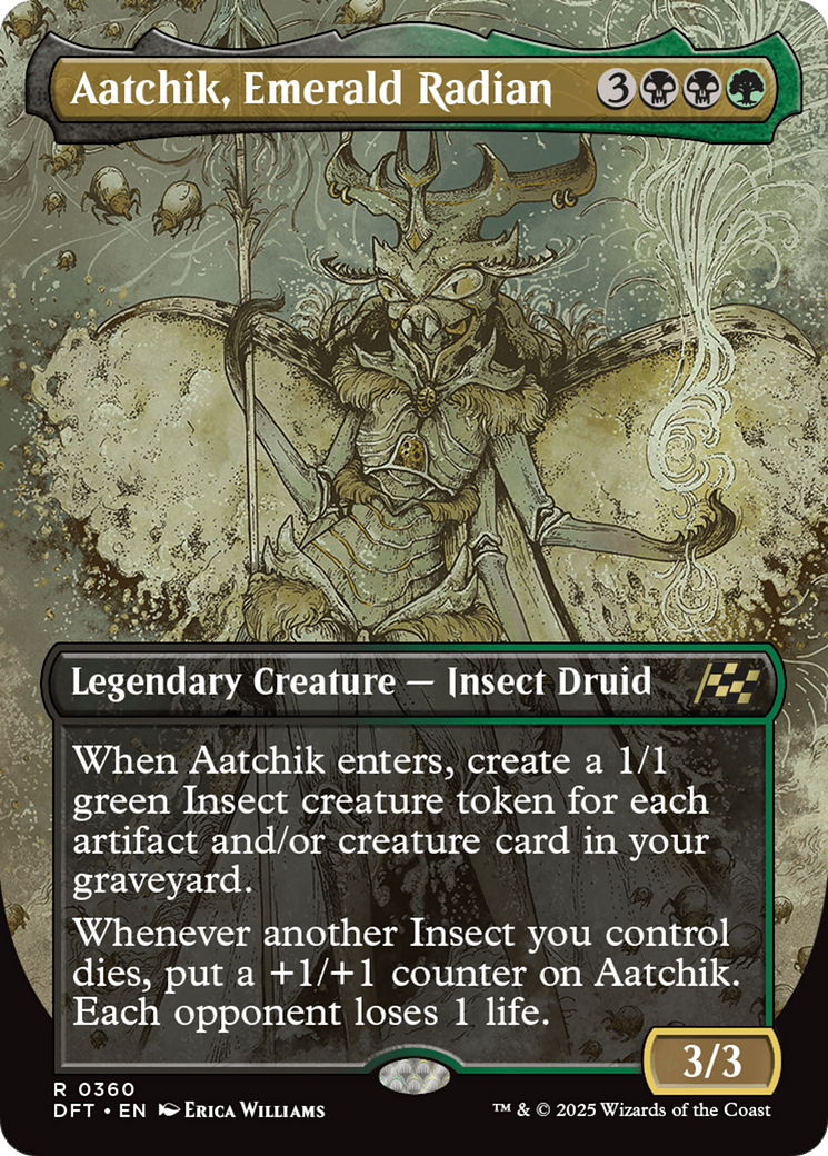 Aatchik, Emerald Radian (Borderless) [Aetherdrift] | Devastation Store