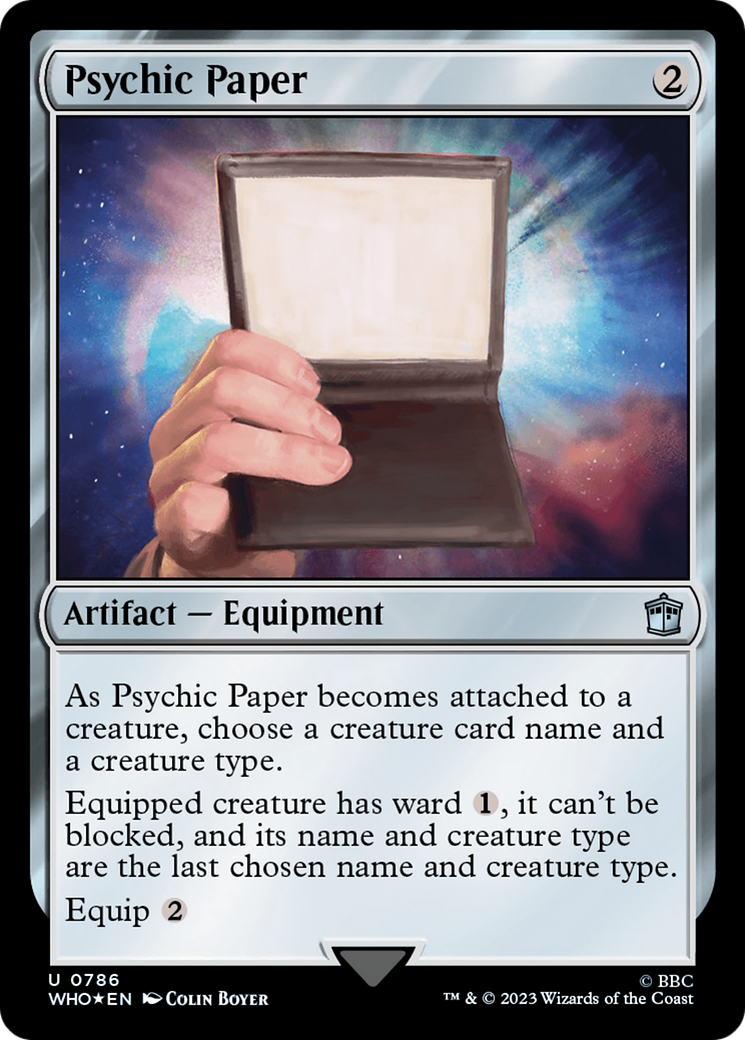 Psychic Paper (Surge Foil) [Doctor Who] | Devastation Store