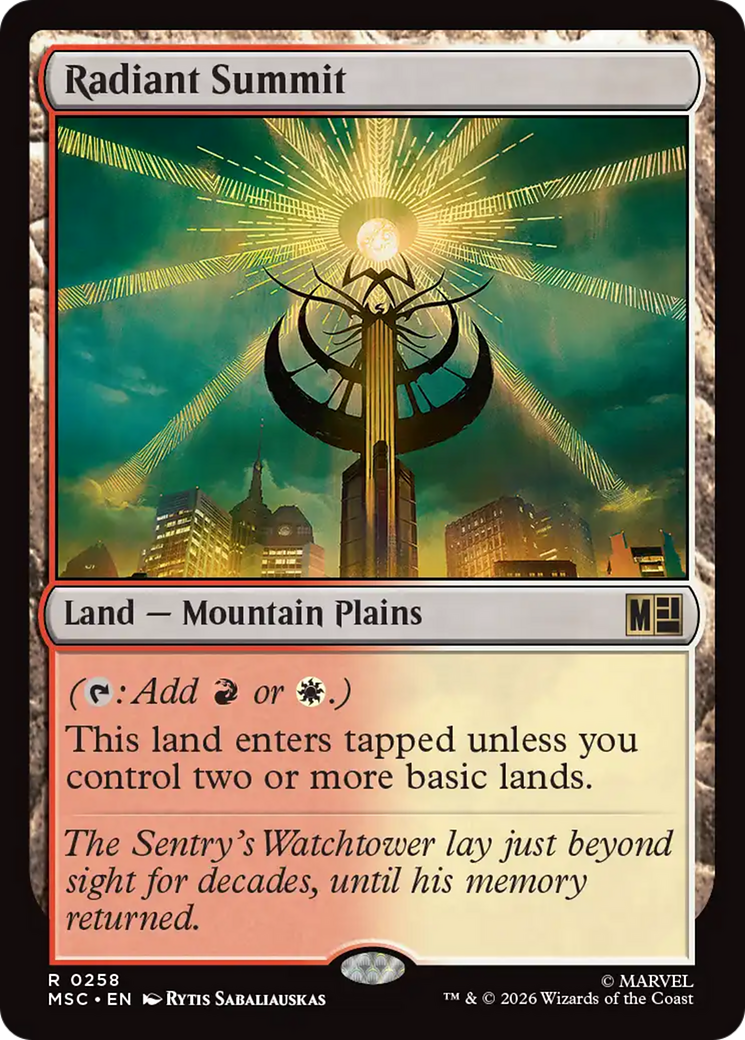 Radiant Summit [Marvel Super Heroes Commander] | Devastation Store