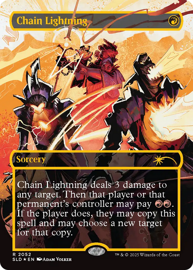Chain Lightning (2047) (Raised Foil) [Secret Lair Drop Series] | Devastation Store