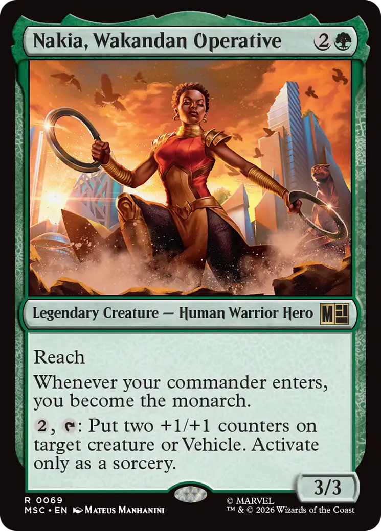 Nakia, Wakandan Operative (Surge Foil) [Marvel Super Heroes Commander] | Devastation Store