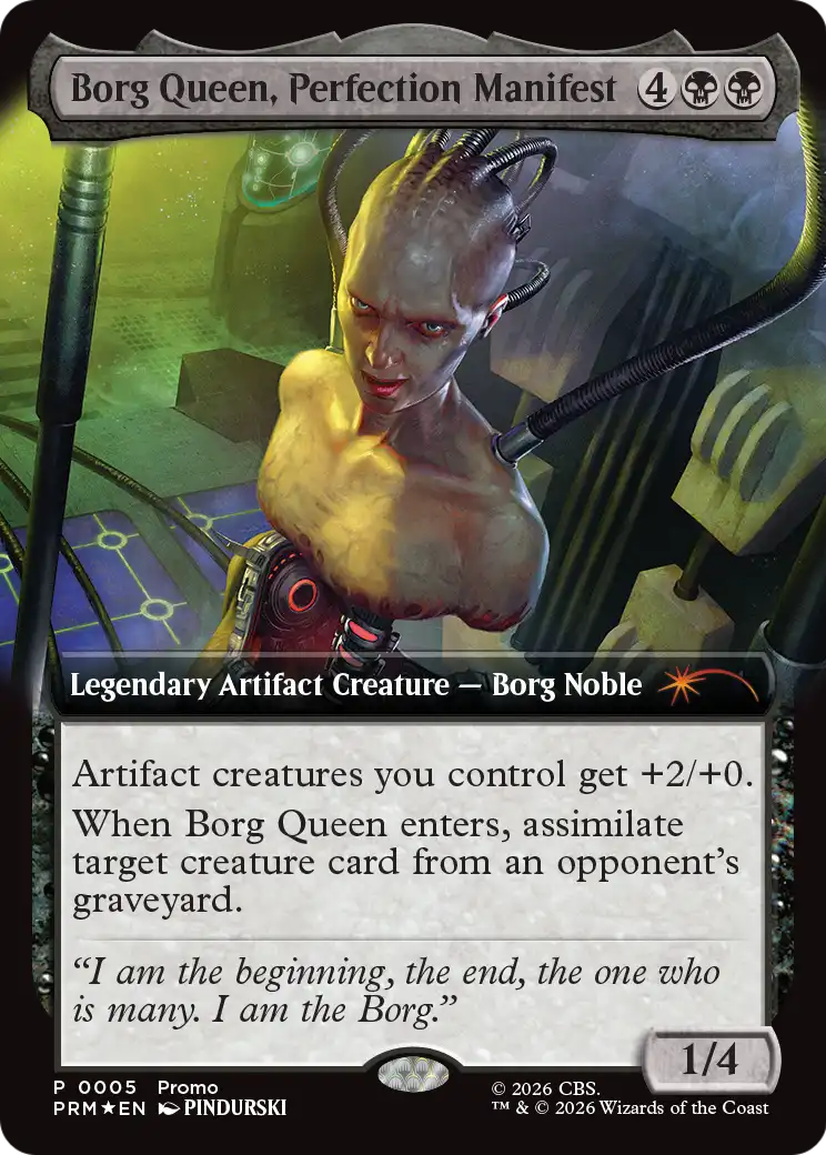 Borg Queen, Perfection Manifest (Extended Art) [Star Trek Promos] | Devastation Store