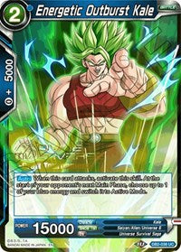 Energetic Outburst Kale (Divine Multiverse Draft Tournament) (DB2-038) [Tournament Promotion Cards] | Devastation Store