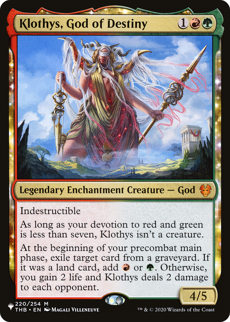 Klothys, God of Destiny [The List Reprints] | Devastation Store