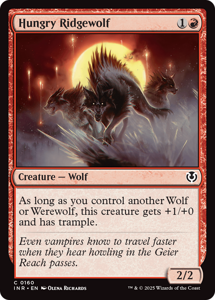 Hungry Ridgewolf [Innistrad Remastered] | Devastation Store
