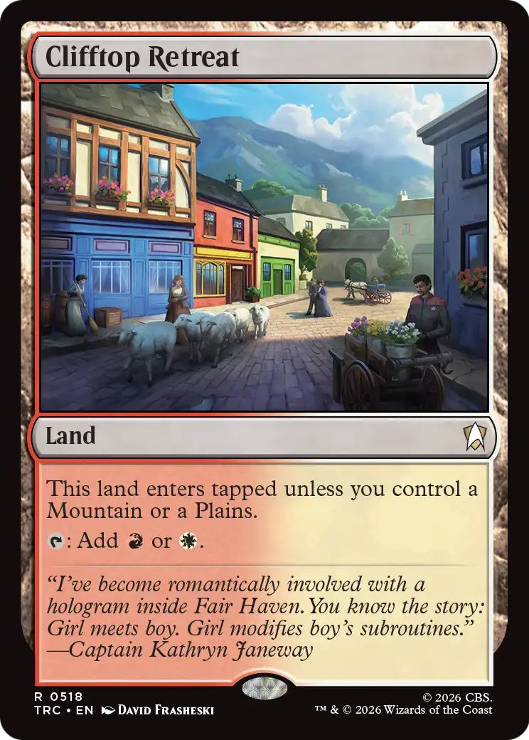 Clifftop Retreat (Surge Foil) [Star Trek Commander] | Devastation Store