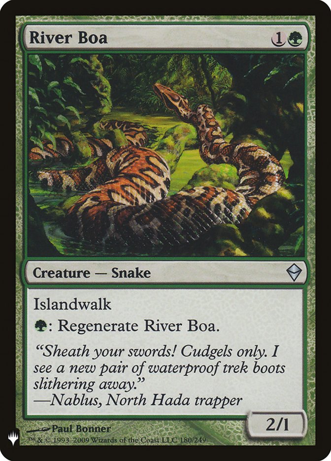 River Boa [Mystery Booster] | Devastation Store