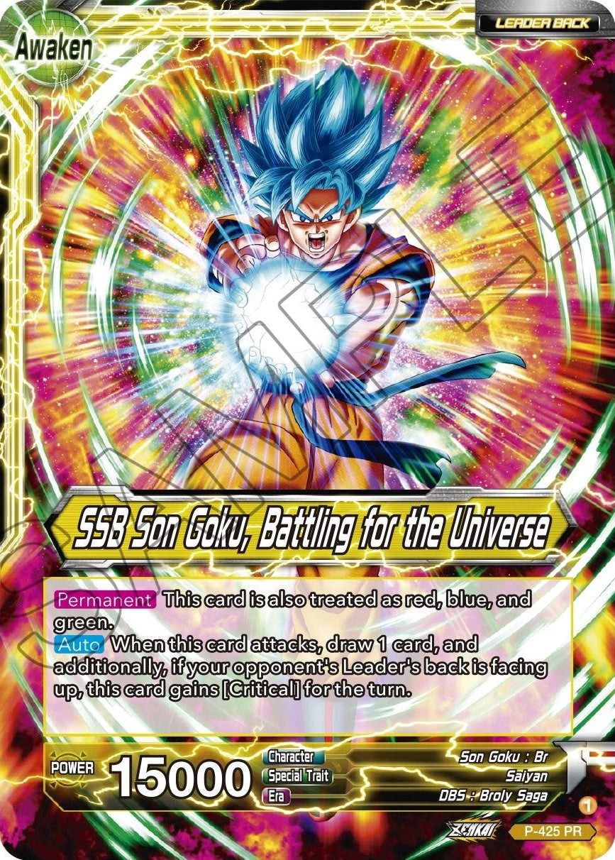 Son Goku // SSB Son Goku, Battling for the Universe (P-425) [Promotion Cards] | Devastation Store