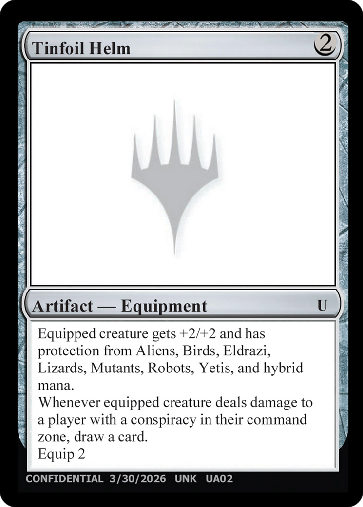 Tinfoil Helm [Unknown Event] | Devastation Store