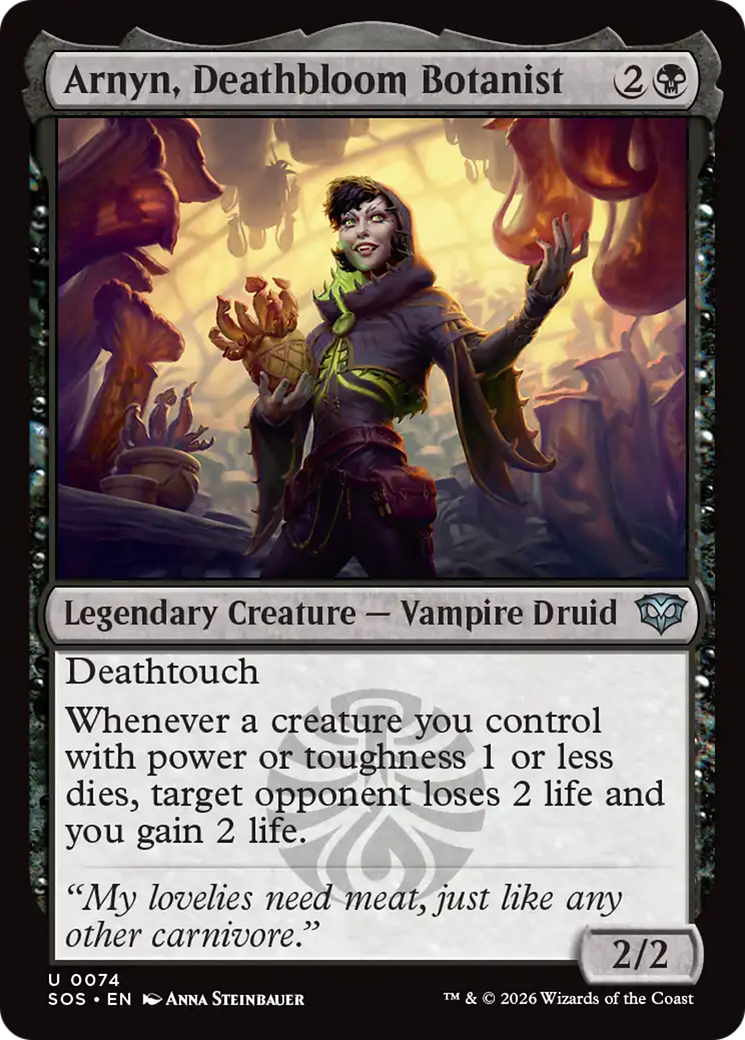 Arnyn, Deathbloom Botanist [Secrets of Strixhaven] | Devastation Store