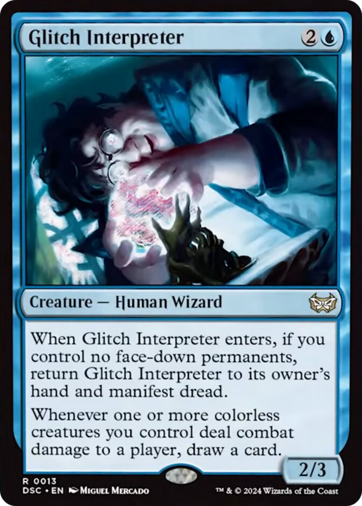 Glitch Interpreter [Duskmourn: House of Horror Commander] | Devastation Store