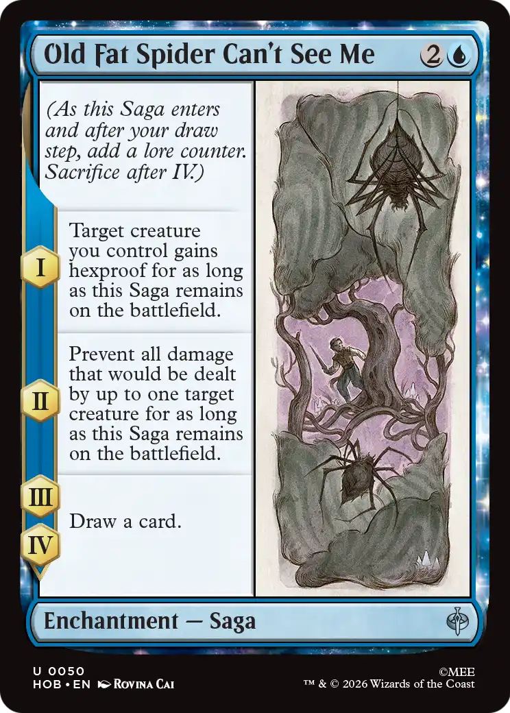 Old Fat Spider Can't See Me [The Hobbit] | Devastation Store