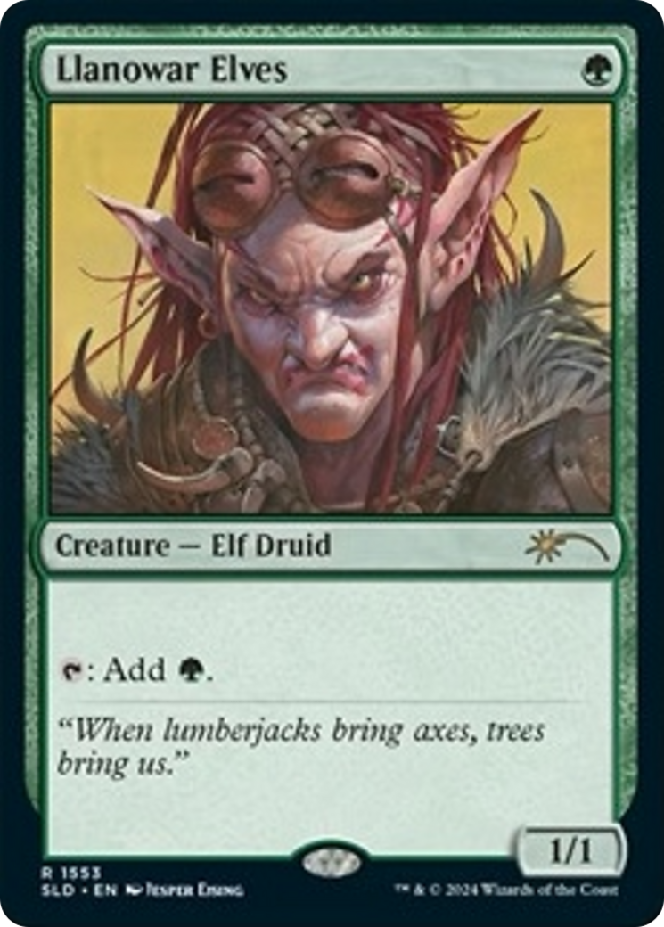 Llanowar Elves (1553) [Secret Lair Drop Series] | Devastation Store