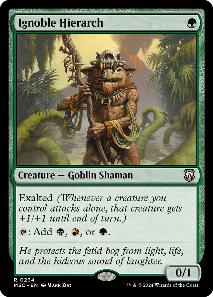 Ignoble Hierarch (Ripple Foil) [Modern Horizons 3 Commander] | Devastation Store