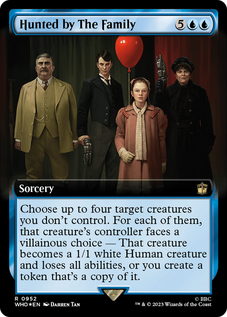 Hunted by The Family (Extended Art) (Surge Foil) [Doctor Who] | Devastation Store