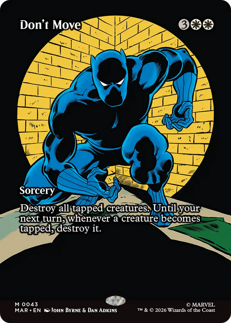Don't Move (Borderless) [Marvel Universe: Eternal-Legal] | Devastation Store