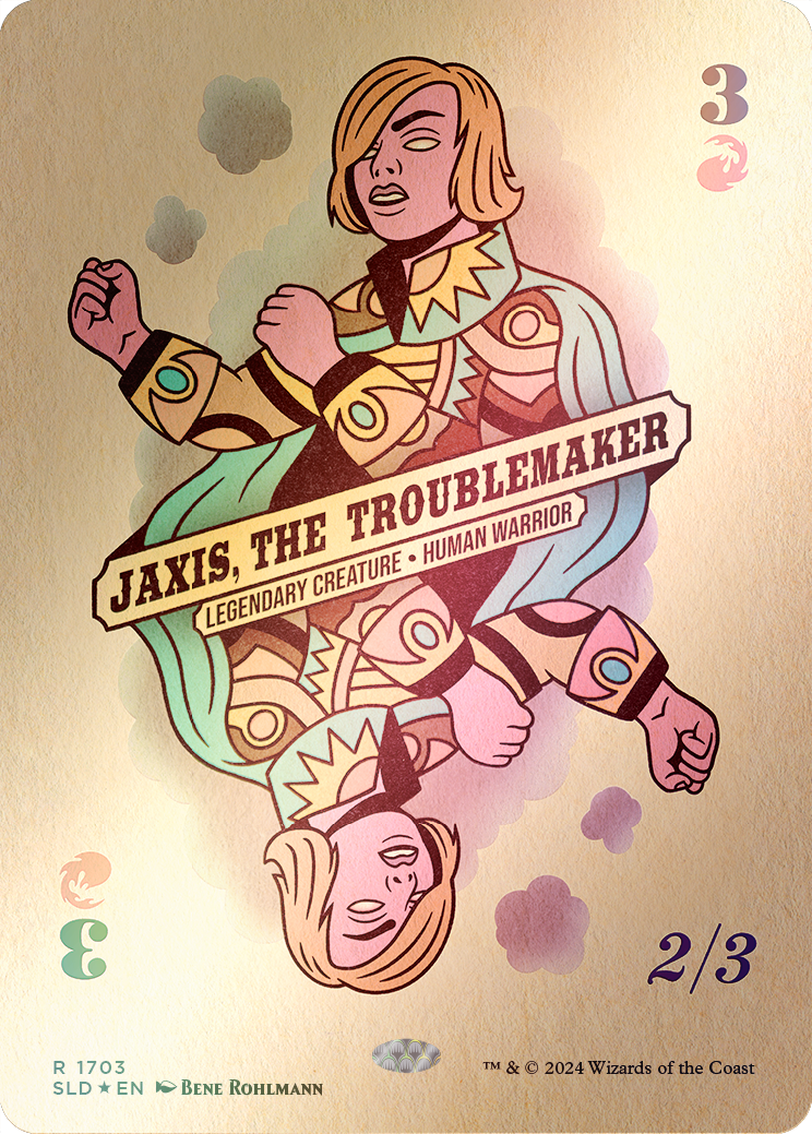 Jaxis, the Troublemaker (Rainbow Foil) [Secret Lair Drop Series] | Devastation Store