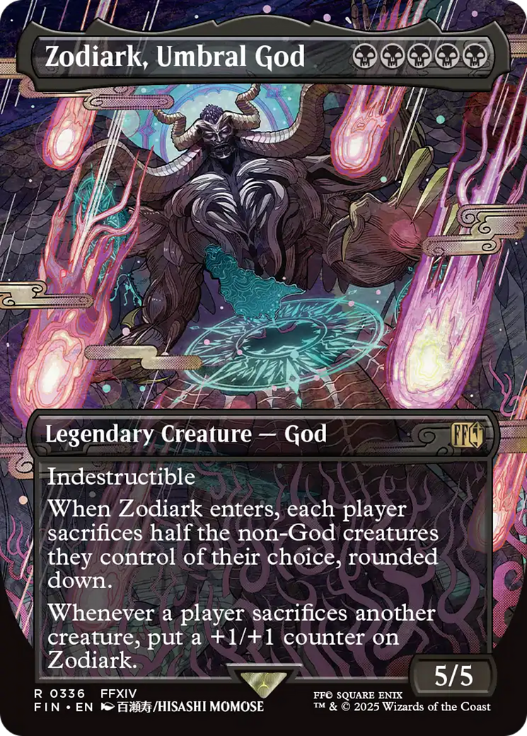 Zodiark, Umbral God (Borderless) [FINAL FANTASY] | Devastation Store
