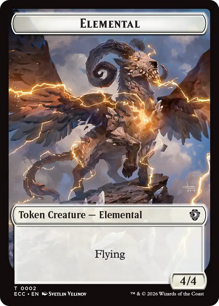 Elemental (0002) // Plant Double-Sided Token [Lorwyn Eclipsed Tokens] | Devastation Store