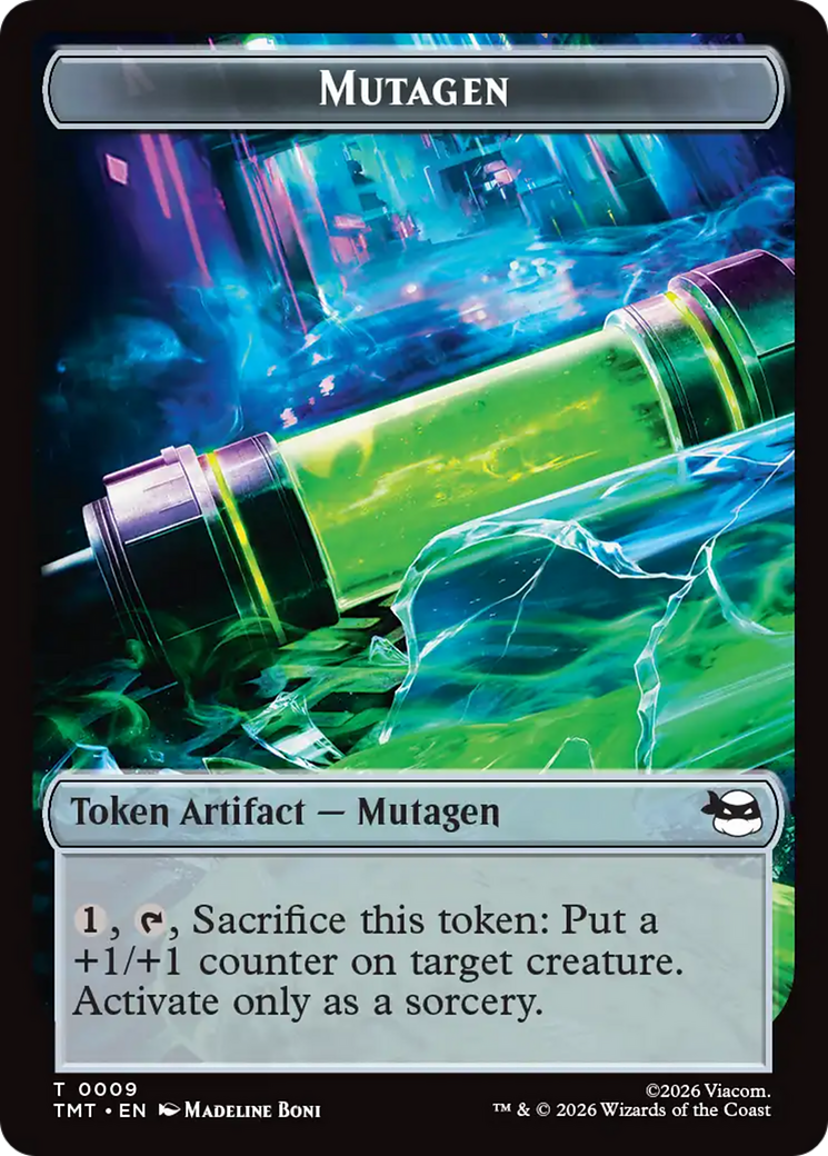 Robot // Mutagen Double-Sided Token [Teenage Mutant Ninja Turtles Tokens] | Devastation Store