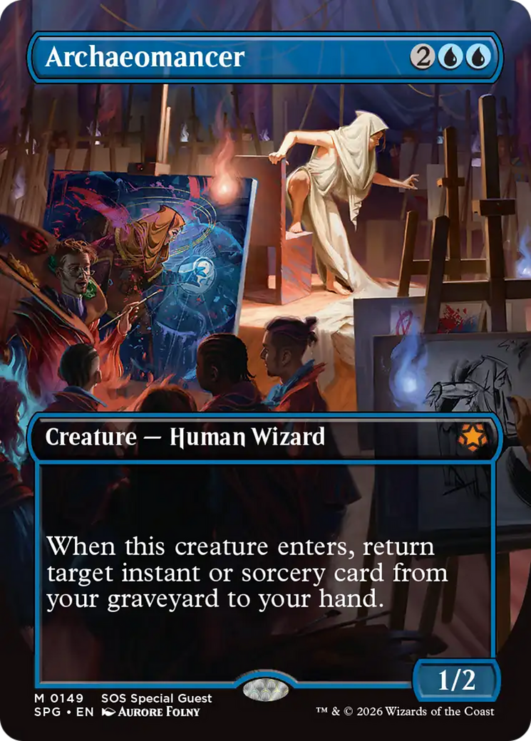 Archaeomancer (Borderless) [Secrets of Strixhaven Special Guests] | Devastation Store
