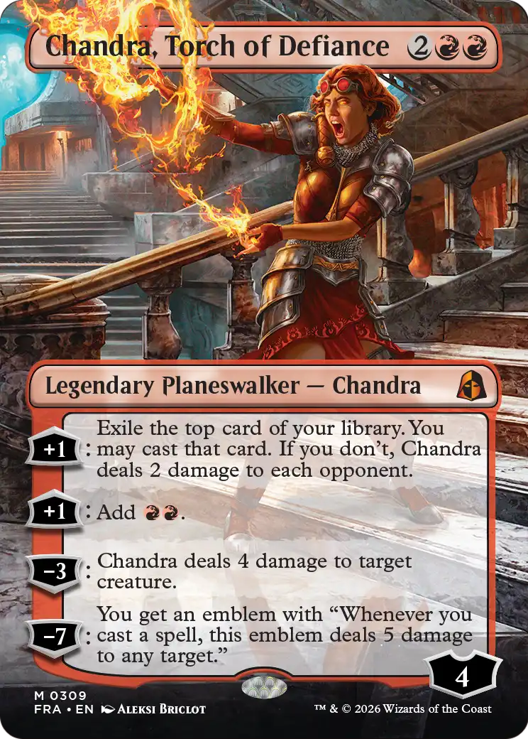 Chandra, Torch of Defiance (Borderless) [Reality Fracture] | Devastation Store