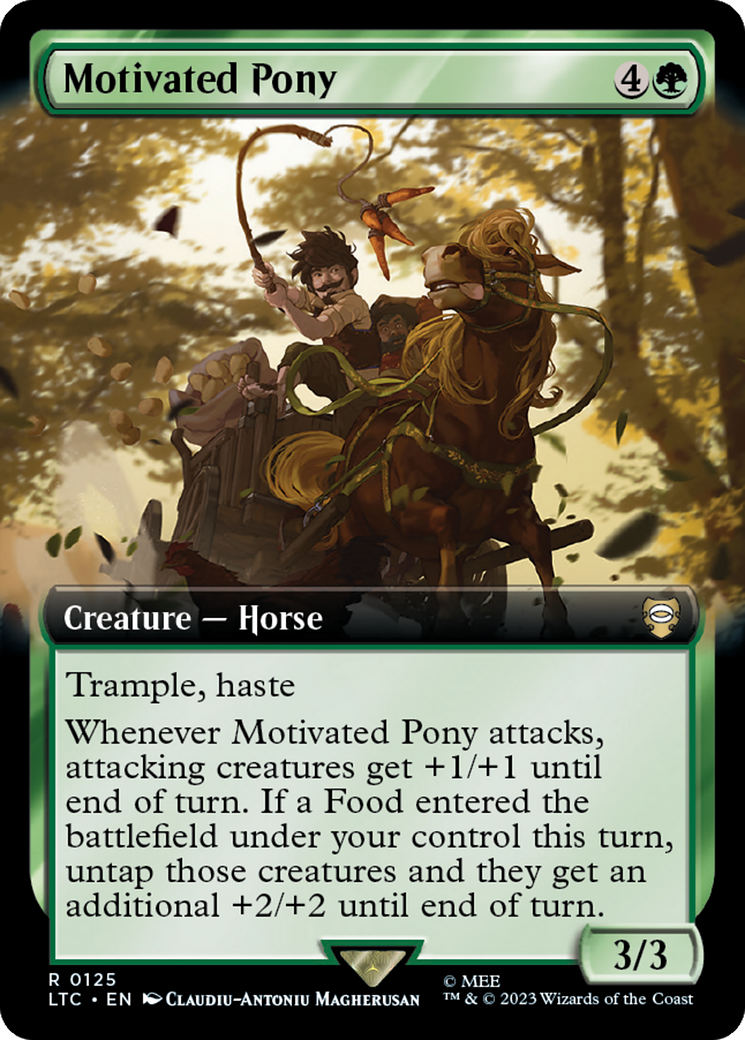 Motivated Pony (Extended Art) [The Lord of the Rings: Tales of Middle-Earth Commander] | Devastation Store
