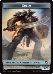 Golem (0012) // Golem (0014) Double-Sided Token [Edge of Eternities Tokens] | Devastation Store