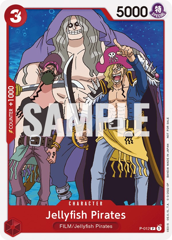 Jellyfish Pirates (One Piece Film Red) [One Piece Promotion Cards] | Devastation Store