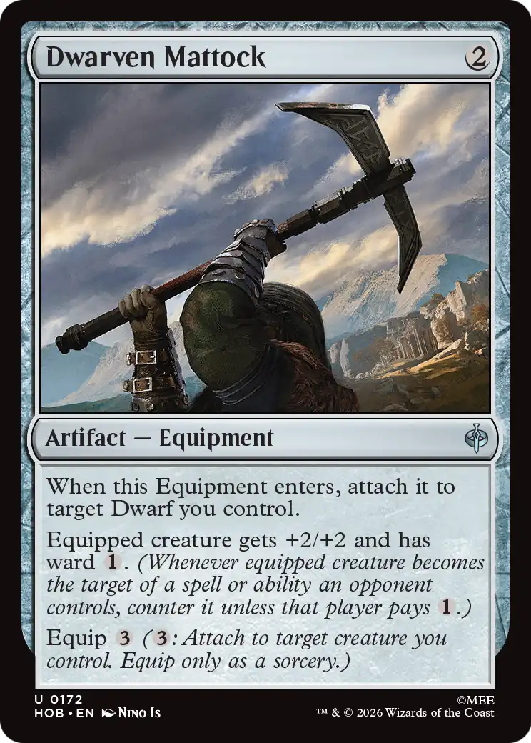 Dwarven Mattock [The Hobbit] | Devastation Store