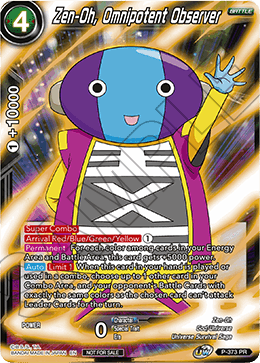 Zen-Oh, Omnipotent Observer (Unison Warrior Series Boost Tournament Pack Vol. 7) (P-373) [Tournament Promotion Cards] | Devastation Store