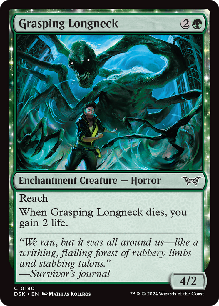 Grasping Longneck [Duskmourn: House of Horror] | Devastation Store