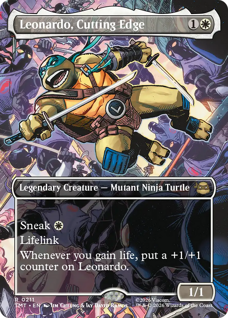 Leonardo, Cutting Edge (Borderless) [Teenage Mutant Ninja Turtles] - Devastation Store | Devastation Store