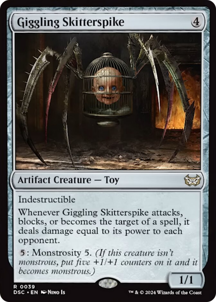 Giggling Skitterspike [Duskmourn: House of Horror Commander] | Devastation Store