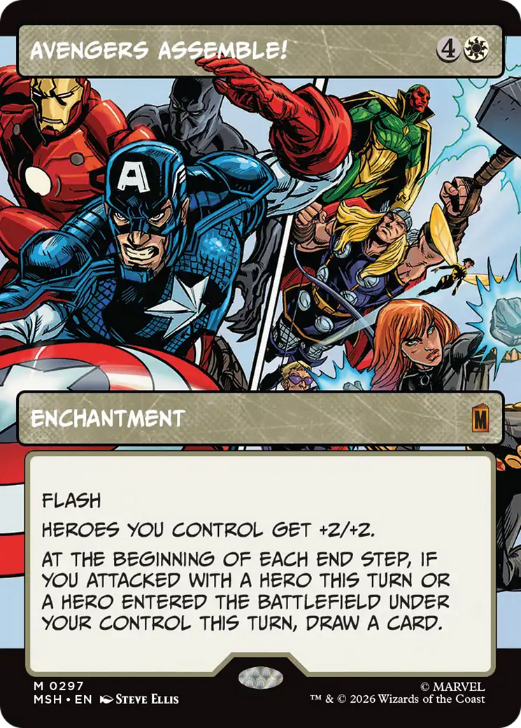 Avengers Assemble! (Borderless) (0297) [Marvel Super Heroes] | Devastation Store