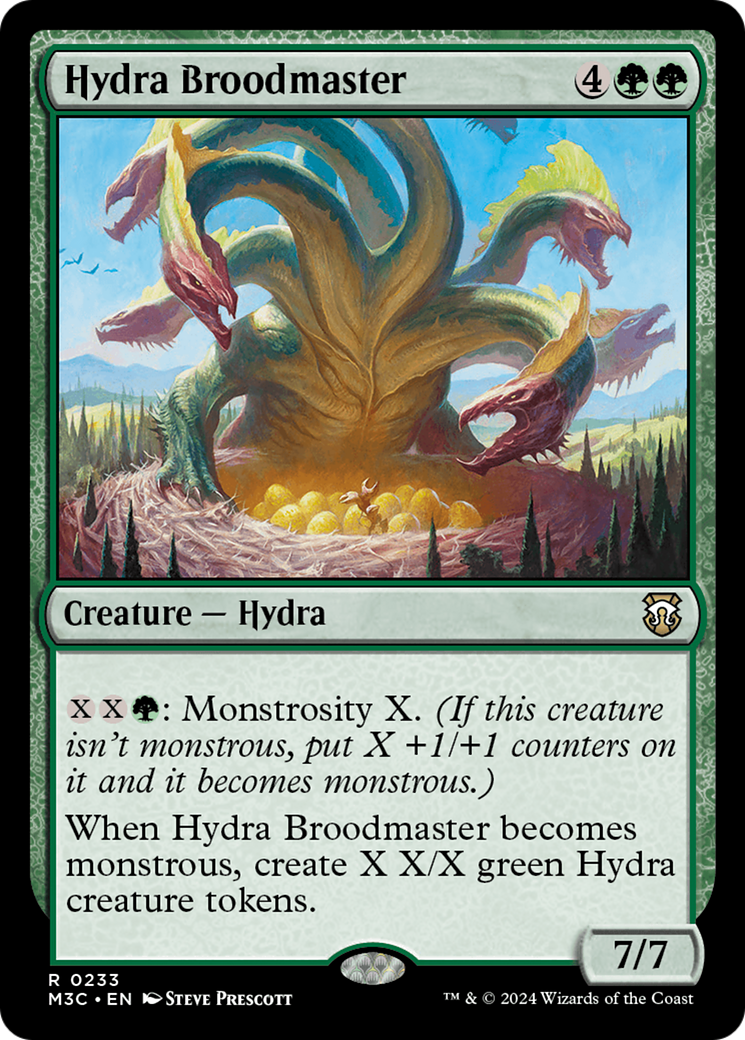 Hydra Broodmaster (Ripple Foil) [Modern Horizons 3 Commander] | Devastation Store
