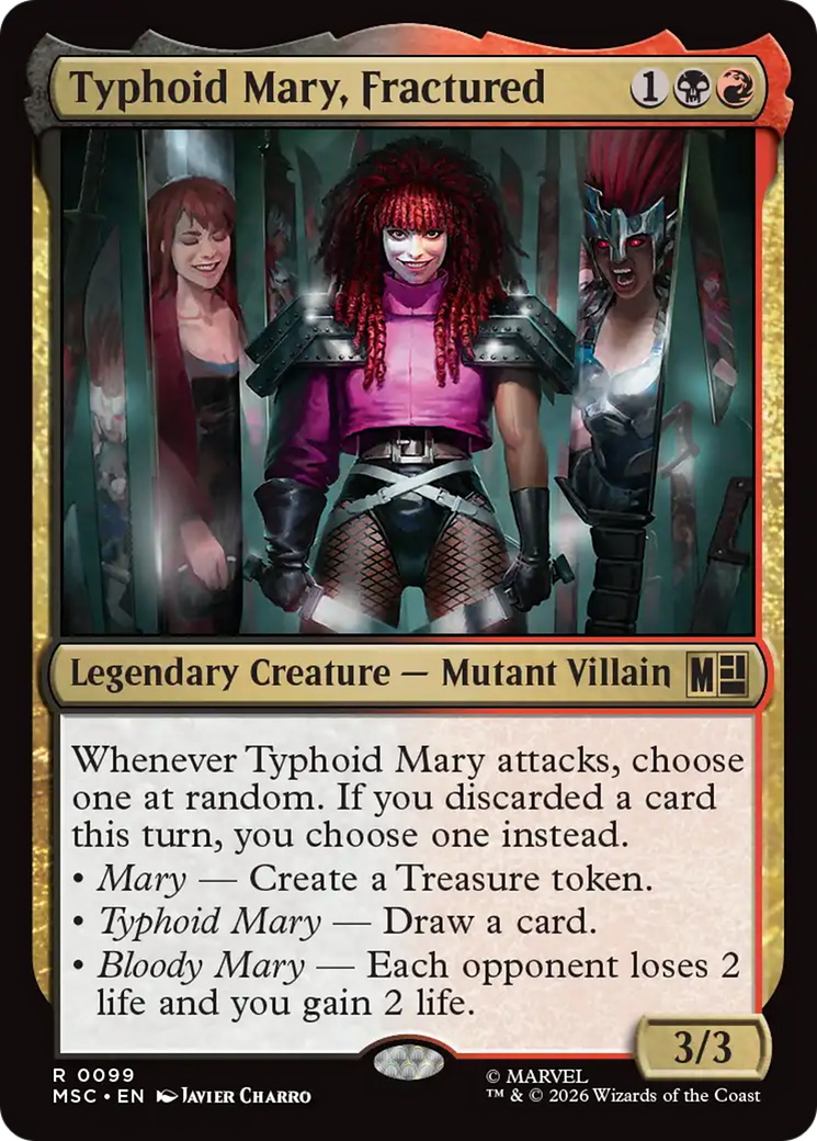 Typhoid Mary, Fractured (Surge Foil) [Marvel Super Heroes Commander] | Devastation Store