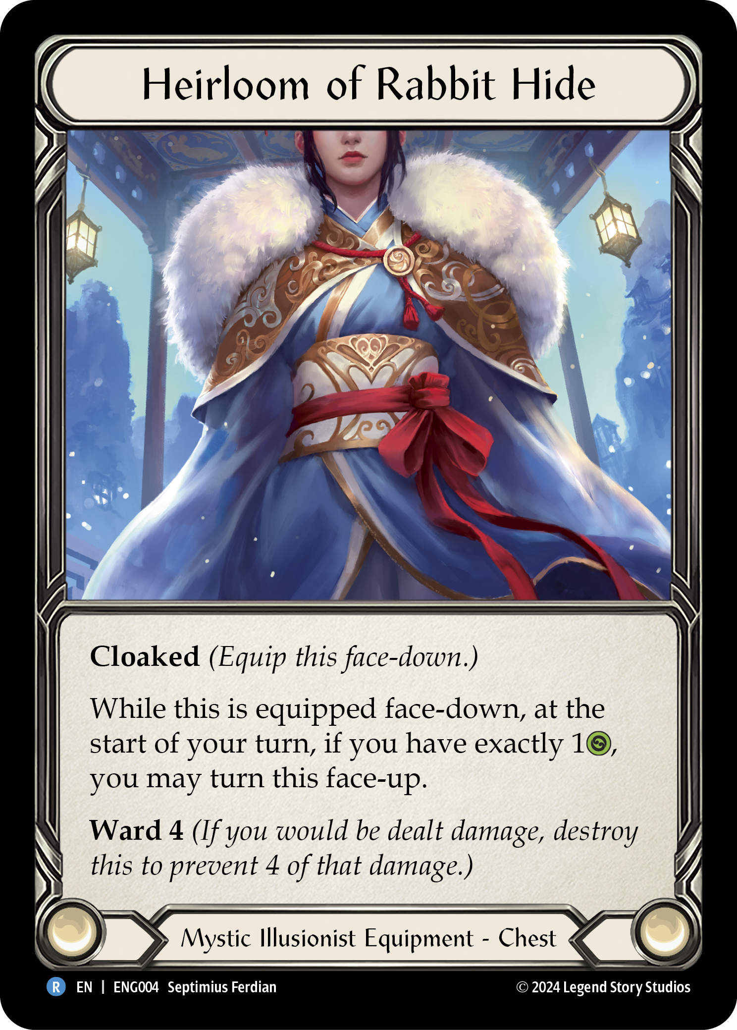 Heirloom of Rabbit Hide [ENG004] (Part the Mistveil Enigma Blitz Deck) | Devastation Store