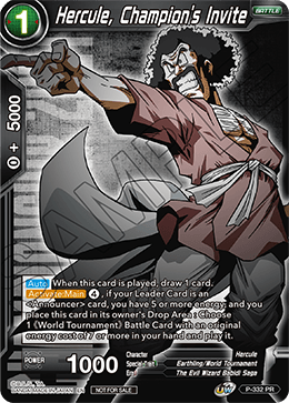 Hercule, Champion's Invite (P-332) [Tournament Promotion Cards] | Devastation Store