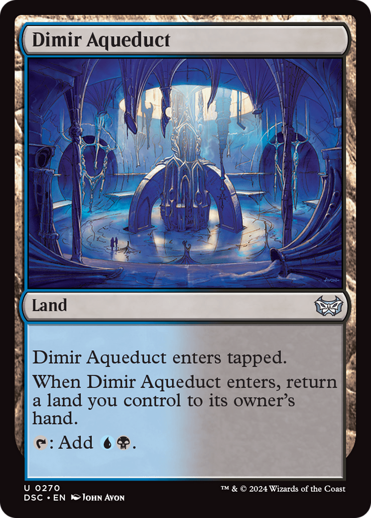 Dimir Aqueduct [Duskmourn: House of Horror Commander] | Devastation Store