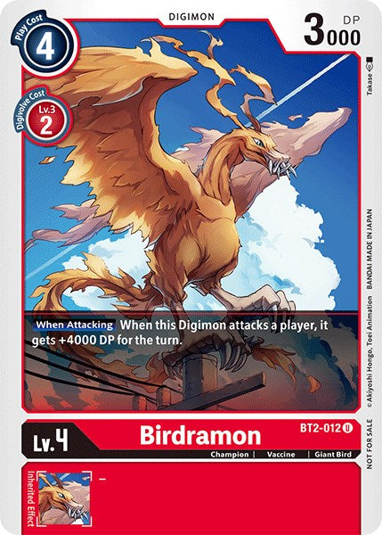 Birdramon [BT2-012] (Official Tournament Pack Vol.3) [Release Special Booster Promos] | Devastation Store