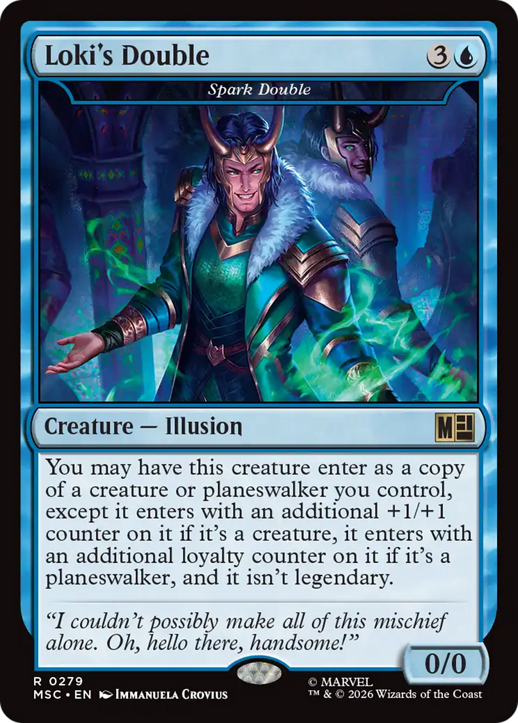 Loki's Double - Spark Double (Surge Foil) [Marvel Super Heroes Commander] | Devastation Store