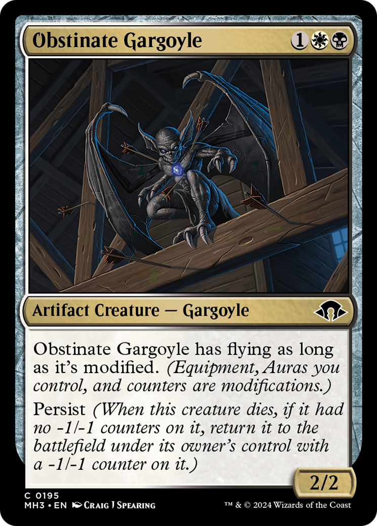 Obstinate Gargoyle [Modern Horizons 3] | Devastation Store