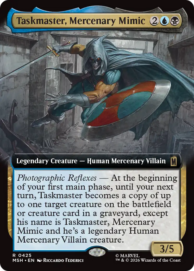 Taskmaster, Mercenary Mimic (Extended Art) [Marvel Super Heroes] | Devastation Store