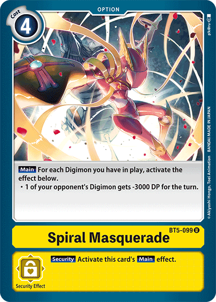 Spiral Masquerade [BT5-099] [Battle of Omni] | Devastation Store