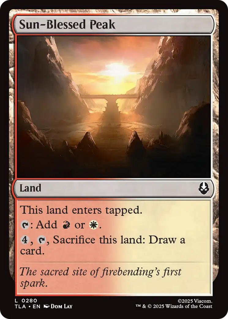 Sun-Blessed Peak [Avatar: The Last Airbender] | Devastation Store