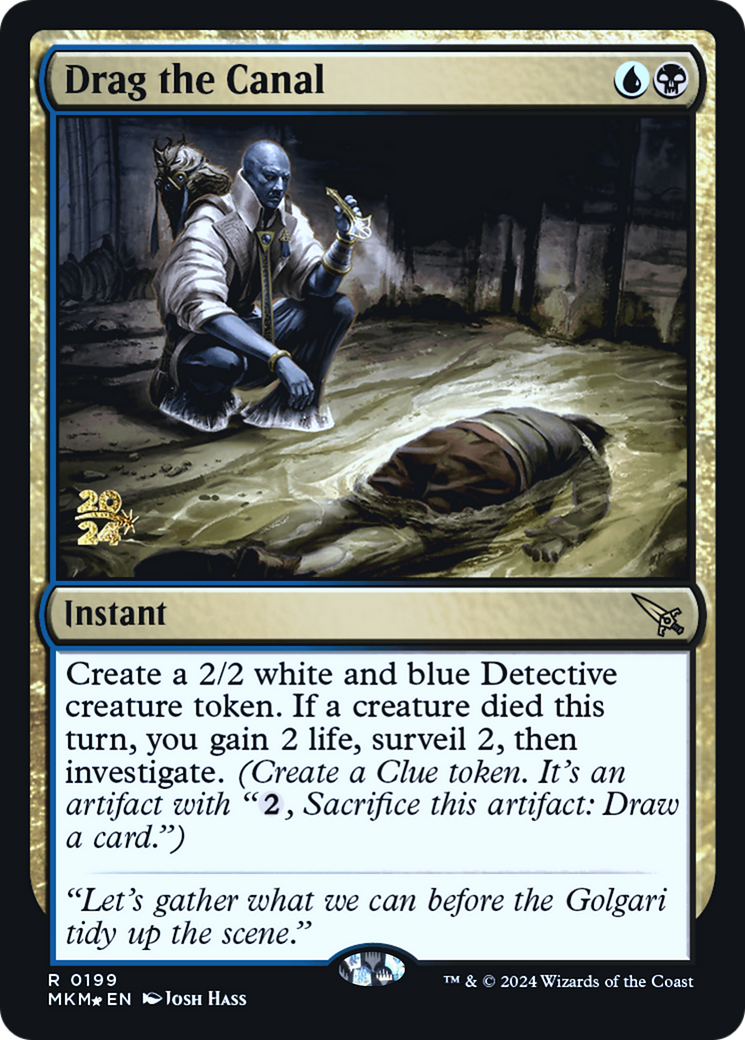 Drag the Canal [Murders at Karlov Manor Prerelease Promos] | Devastation Store